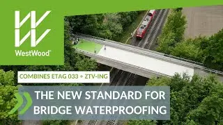 Wecryl waterproofing system below asphalt - combines ETAG 033 and ZTV-ING, Part 6, Section 3