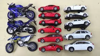 Various Diecast Model Cars & Bikes, Yamaha, Dirt Bike, Lexus, Nissan, Mercedes Benz, Dodge Viper 123