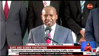 Safe and sober festivities | Interior and Roads ministry launches a road safety initiative