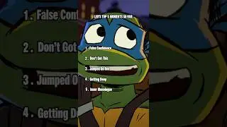 ninja turtle Leo's top 5 moments from Tales of the TMNT! #shorts