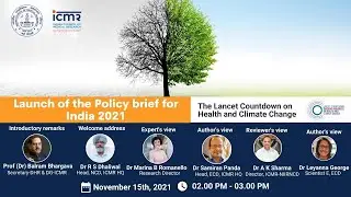 Launch of India Policy Brief 2021 | The Lancet Countdown on Health & Climate Change