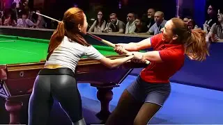 Most RIDICULOUS Moments In Women Snooker..