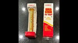 Unboxing and Applying Attractants to CatchMaster Gold Stick Fly Trap