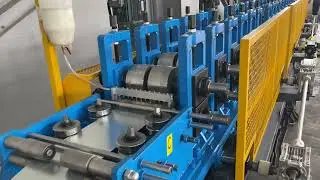Zhongtuo shutter door track machine has successfully operated in the factory of an Albanian customer