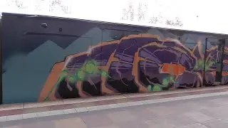 3x WHOLE CAR - CTM CSM CREW RIDER SUPER Graffiti Subway Train S-Bahn U-Bahn Z&uuml;ge Bombing Berlin 2025
