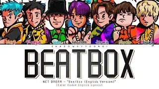 NCT DREAM - 'Beatbox (English Version)' Lyrics (Color Coded English Lyrics) | ShadowByYoongi