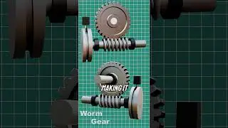 Worm Gear Mechanism #mechanic #useful