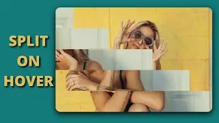 Split Image on Hover animation Using Only HTML and CSS | Mosaic Image Split Using CSS Transitions.