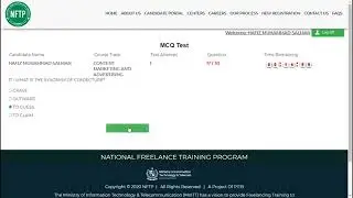 National Freelance Training Program (NFTP) Online Test  