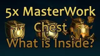 Open 5 Masterwork Sets + Bonus Essence + 25 Tokens 1125RP + Re-Roll