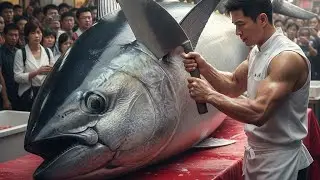 Pure Power Reduced to Perfect Cuts 467KG Bluefin Tuna #PrecisionCut