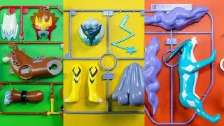 Speeb build model kit legendary trio Pokemon Entei, Raikou, Suicune | ASMR | 4k | Otaku Kit Corner