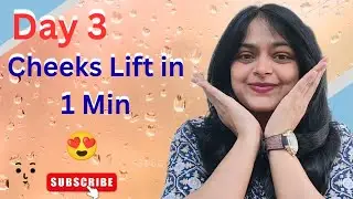Day 3 Cheek Lifting Face Yoga Smile Resistance Exercise for Natural Face Lift Anti-Aging Glow 