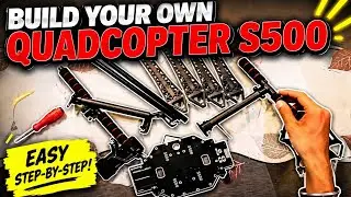 Build your own Quadcopter S500 Part 1- frame assembly | How to make a drone at Home in Hindi