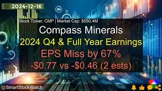 Compass Minerals (CMP|$550.4M) - 2024 Q4 & Full Year Earnings Analysis