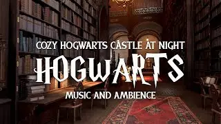 Hogwarts Legacy - Cozy Hogwarts Castle at Night - Calm Hogwarts Legacy Ambience