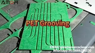 Polyester  Acoustic Panels Grooving and Cutting | CNC Cutting Machine#acoustic #acousticpanel