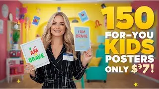 150 Done-for-You 3D Kids Posters You Can Sell Instantly | Full License Rights for Just $7! #aiads