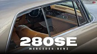 INSANE TRANSFORMATION - Mercedes-Benz 280se exterior detail - ASMR - HD - CLEAN.