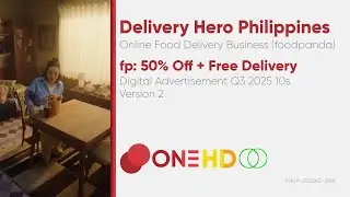 foodpanda 50% Off + Free Delivery Promo Digital Ad Q3 2025 10s (Philippines, Version 2) [HD/ST]