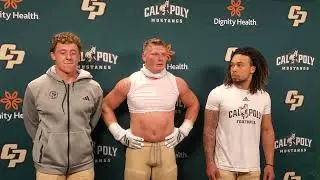 Cal Poly Postgame Presser Logan Booker, Kenny Olson, Anthony Grigsby - Eastern Washington (11/22/25)