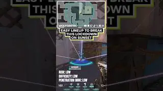 Destroy Killjoys Lockdown on Sunset A-Site with this simple Wallbang Lineup | Valorant Tips