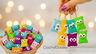 This Crochet Keychain Turns Into a Baby Toy!🐣