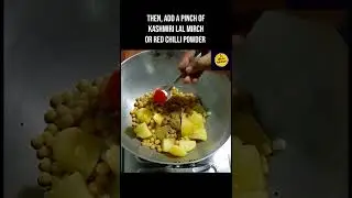 Ekadashi vrat Special - Ghugni recipe 🤤 | Tangy & spicy Pea curry #shorts #viral #yt #food #tasty