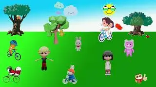 Louise et Gabriel à Vélo! | Wonder Star Kids #437| Chanson Pour Enfants | Nouvelle Chanson Française