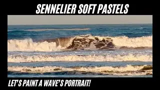 My Favorite Way To Paint Waves Using Soft Pastels