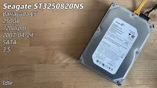 Seagate Barracuda ES ST3250820NS 250GB (2007) - Hard Drive Sounds