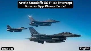 Arctic Standoff: US F-16s Intercept Russian Spy Planes Twice!