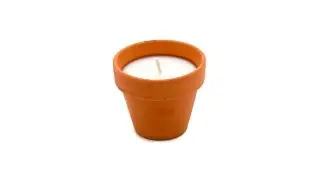 5 Minute Soy Container Candle in a Flower Pot