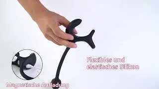 Prostate Massager with Vibrating Cock Ring & Taint Stimulator