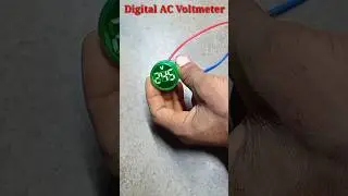 Digital AC Voltmeter connection#short