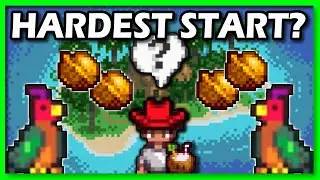 Is STARTING on GINGER ISLAND impossible? Can I Survive? Can I thrive with starter tools and weapons?