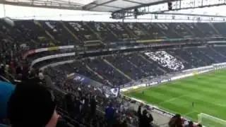 Schalke Support in Frankfurt