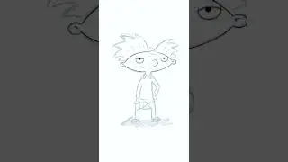 DIBUJO DE ARNOLD | DRAWING ARNOLD FROM HEY ARNOLD! #oyearnold #dibujos #drawing #cartoon #caricatura