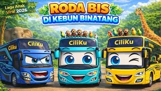 Roda-Roda Bis Berputar DI KEBUN BINATANG🚍🐒 | Lagu Anak Edukatif Lucu Terbaru 🎵 - Lagu Hewan Anak 🐘