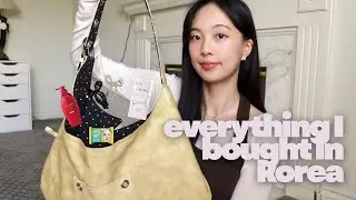 I bought EVERY trendy item in Korea 🛒  (massive beauty & fashion haul! ☆⋆｡𖦹&deg;‧★)