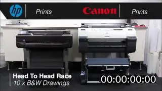 Canon iPF671 vs HP DJ T520