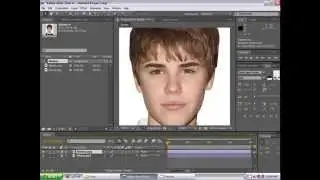 Adobe After Effects CS4 Tutorial. Face Morph - Justin Bieber to William Hung