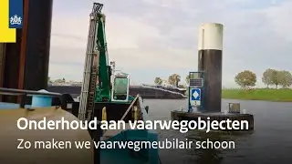 Zo maken we objecten langs de vaarweg schoon