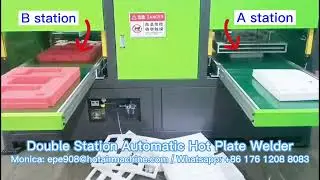 EPE XPE Foam Double Station Hot Plate Welder | Hot Plate Bonding Machine