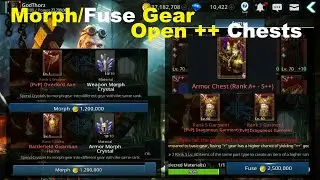Darkness Rises: Gear Morph/Fuse & Opening S++ Gear Chests