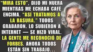 Mi Nuera Dijo “Mira Esto” Y Me Echó Café Encima En El Desayuno Familiar. “Así Tratamos A La Basura”