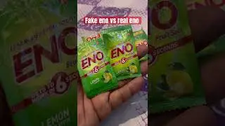 Fake eno please watch this fake eno vs real eno difference #health #eno #shorts #viral