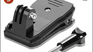 Action Pro 360&deg;Rotary Backpack, Hat Rec-Mounts Clip Clamp Mount Compatible with SJCAM Yi GoPro Eken