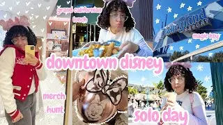 spend a day alone with me at downtown disney: lunch at the grand californian, shopping at wod, vlog