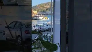 S&uuml;rat teknesi limana giriş yaptı #speedboat #boating #boat #caferacer #marina #videooftheday #shot